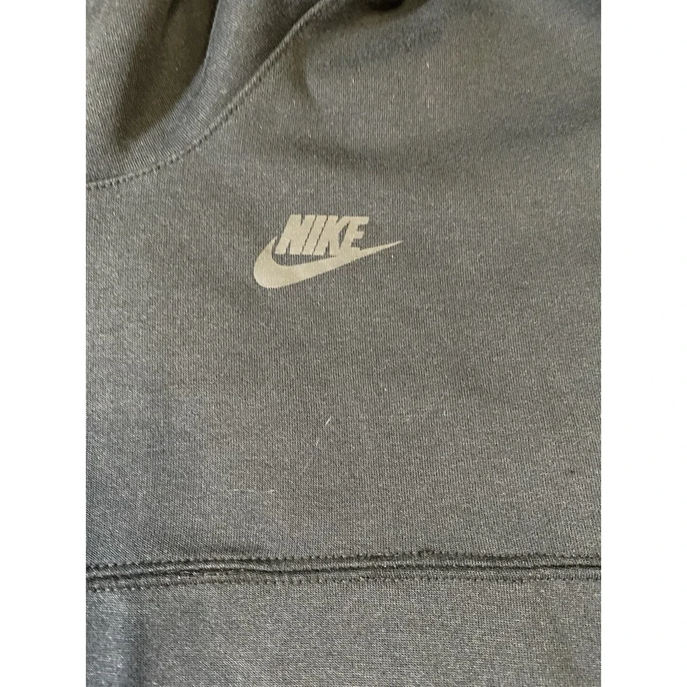 Nike Tech Fleece Poncho Hoodie Womens M Black Short Sleeve Cowl Neck Cape